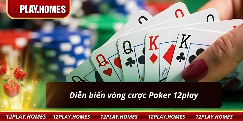4 vòng cược đầy kịch tính của Poker 12play